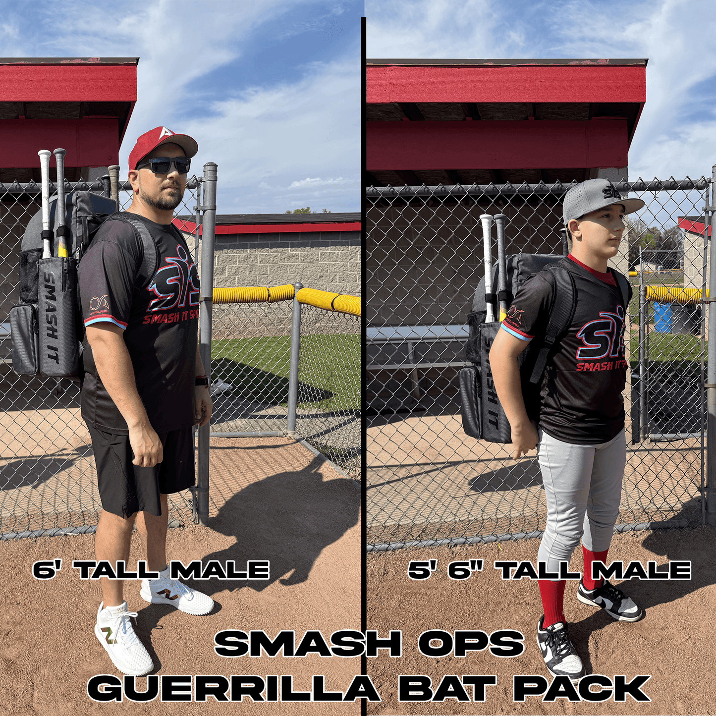 2025 Smash Ops Guerrilla Bat Pack - Carolina/Pink - Smash It Sports
