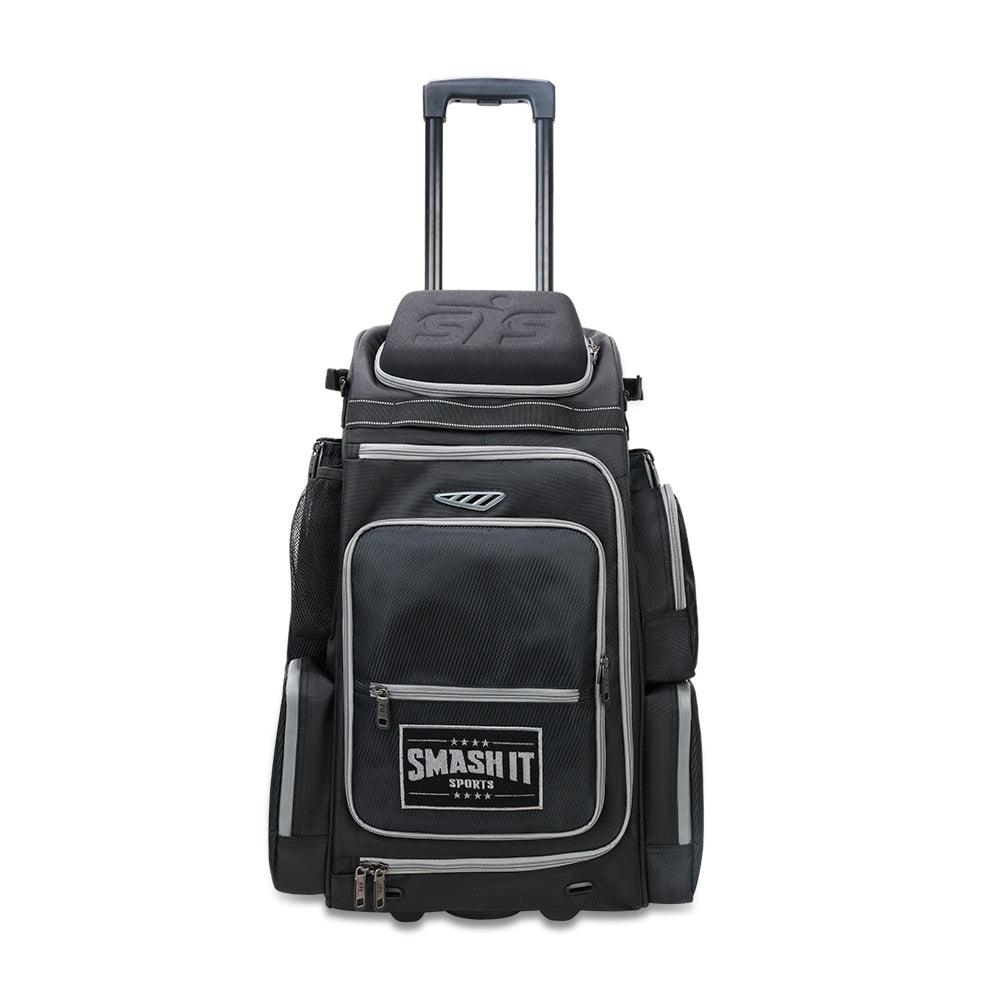 2025 Smash Ops Lil’ Guerrilla Hybrid Roller/Bat Pack Bag - Black/Charcoal - Smash It Sports