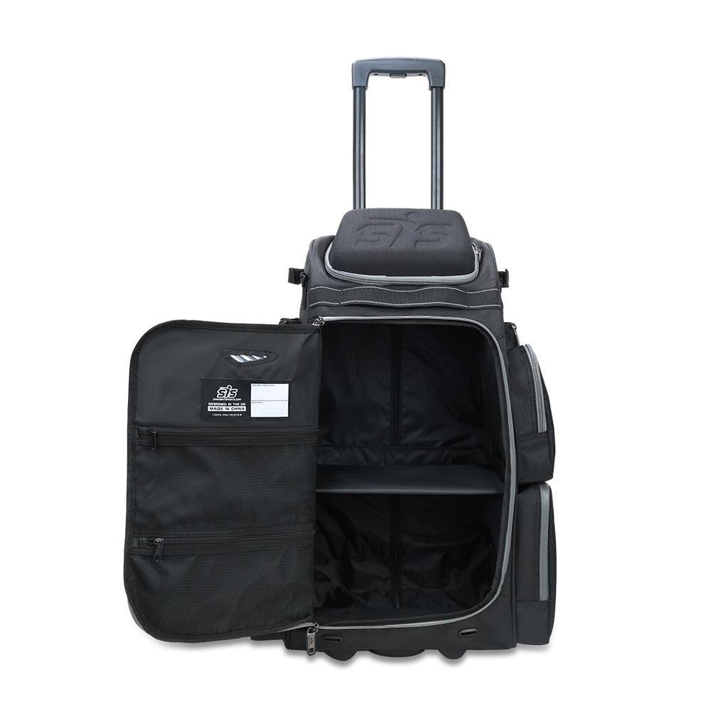2025 Smash Ops Lil’ Guerrilla Hybrid Roller/Bat Pack Bag - Black/Charcoal - Smash It Sports