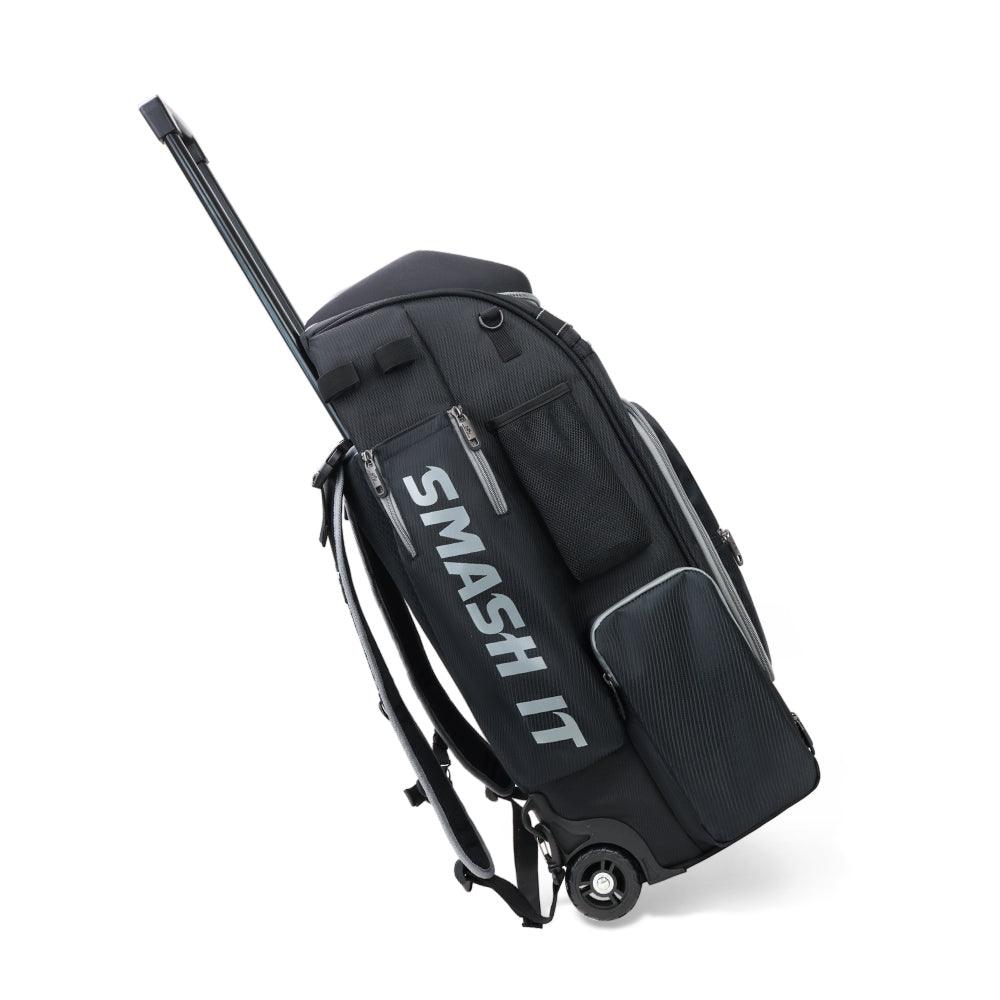 2025 Smash Ops Lil’ Guerrilla Hybrid Roller/Bat Pack Bag - Black/Charcoal - Smash It Sports