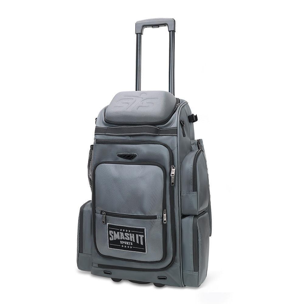 2025 Smash Ops Lil’ Guerrilla Hybrid Roller/Bat Pack Bag - Charcoal/Black - Smash It Sports