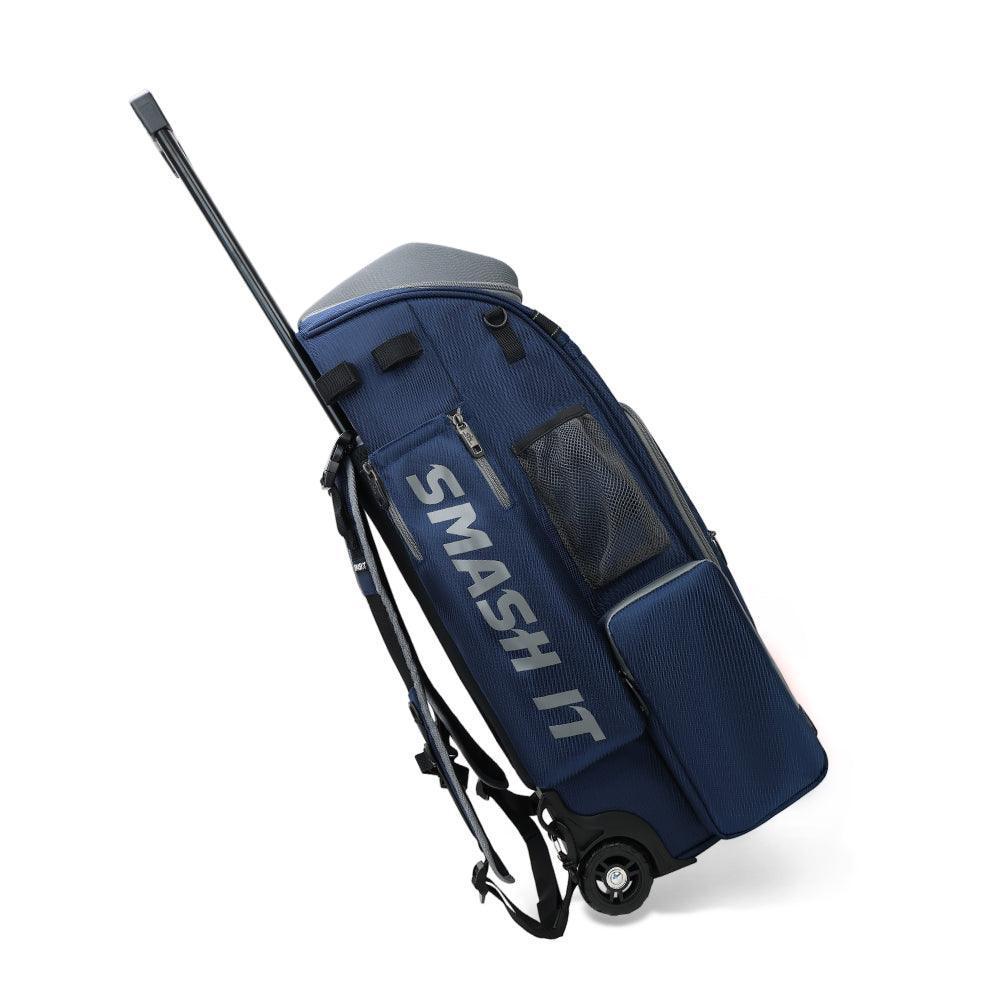 2025 Smash Ops Lil’ Guerrilla Hybrid Roller/Bat Pack Bag - Navy/Grey - Smash It Sports