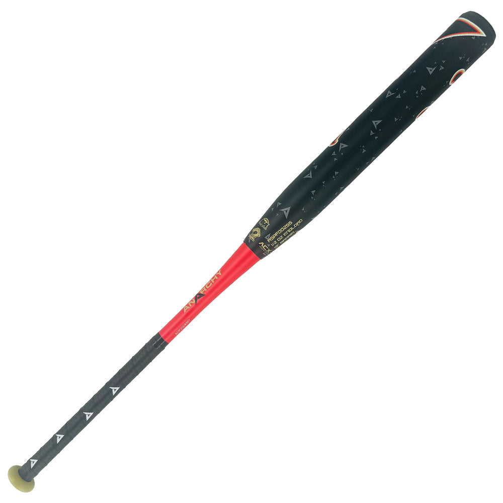 2025 Anarchy Foolish Black .5oz End Load SSUSA Senior Slowpitch Softball Bat ASPFOO25S