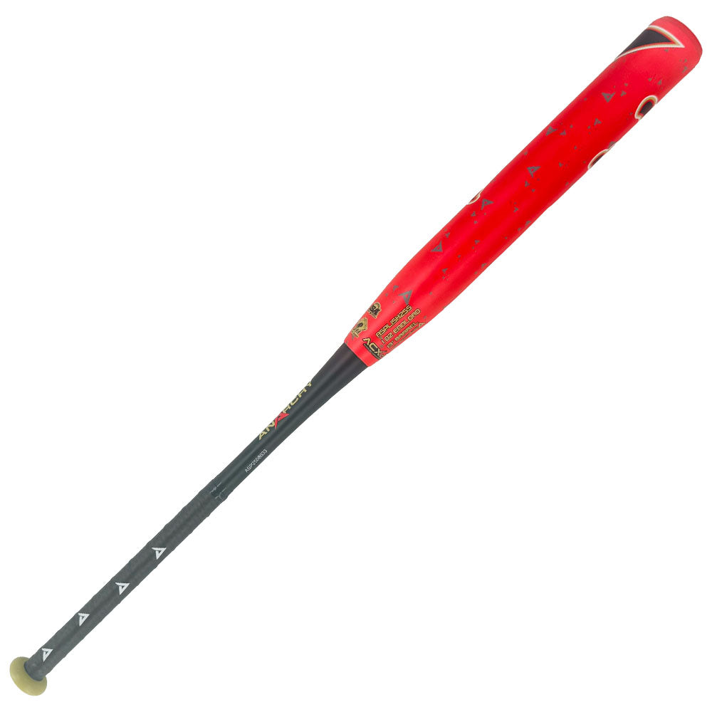 2025 Anarchy Foolish Red 1oz End Load SSUSA Senior Slowpitch Softball Bat ASPLISH25S