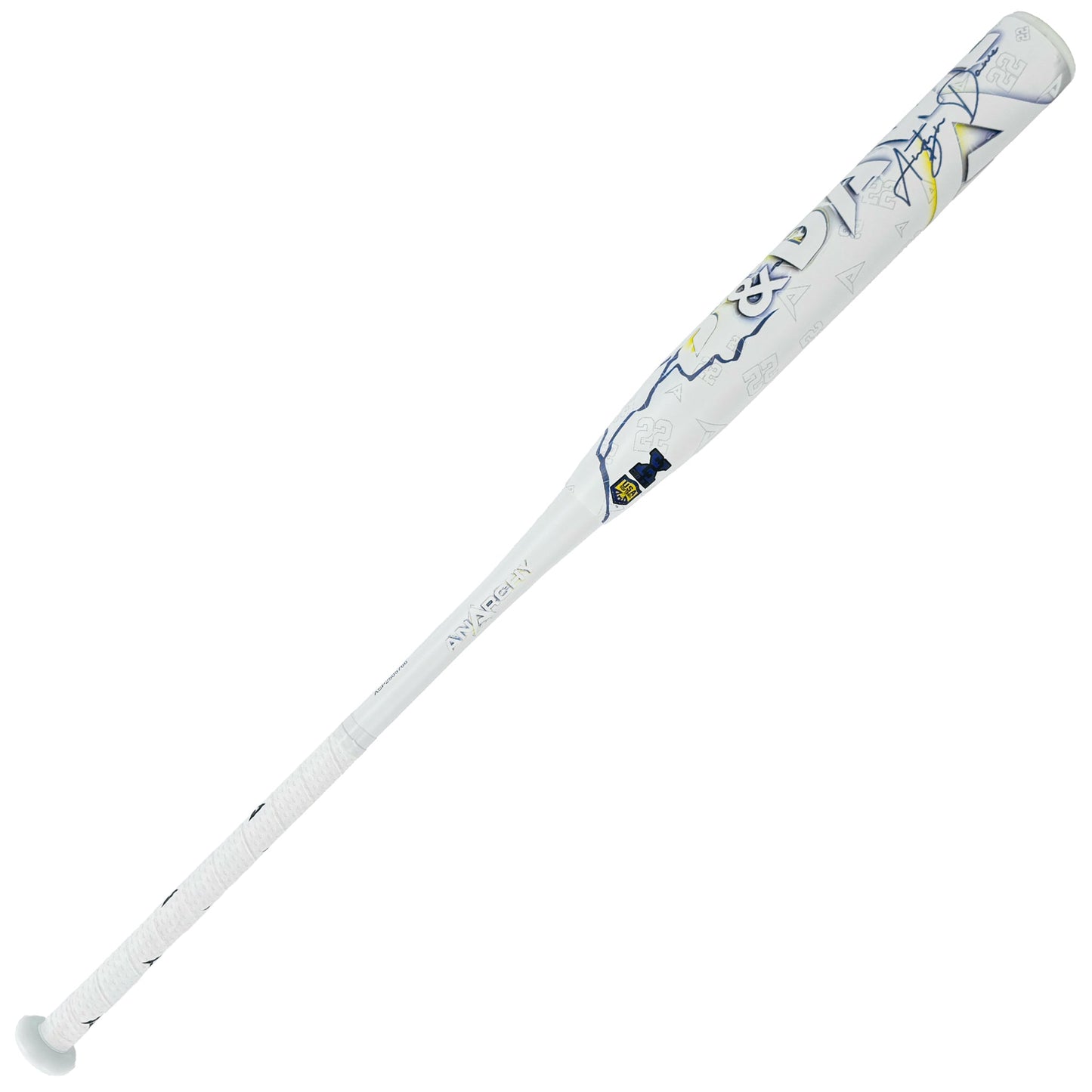 2025 Anarchy Shock & Dawe Whiteout Balanced USA/ASA Slowpitch Softball Bat ASPSAD25A-1