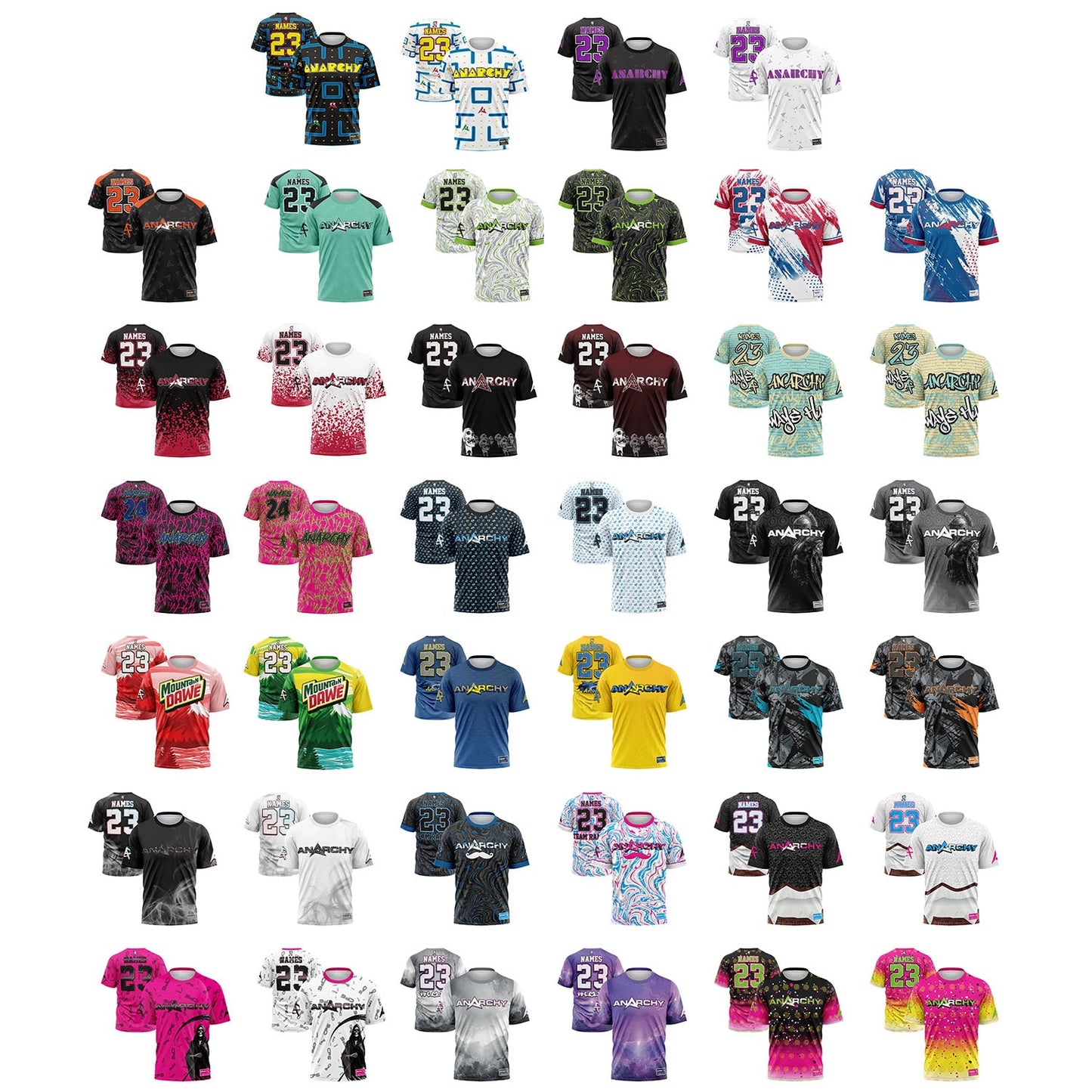 2026 Anarchy Creator Draft Short Sleeve Jersey (Customized Buy-In) - Moutain Dawe