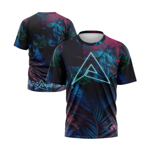 Anarchy Bat Company Short Sleeve Shirt - Midnight Palms