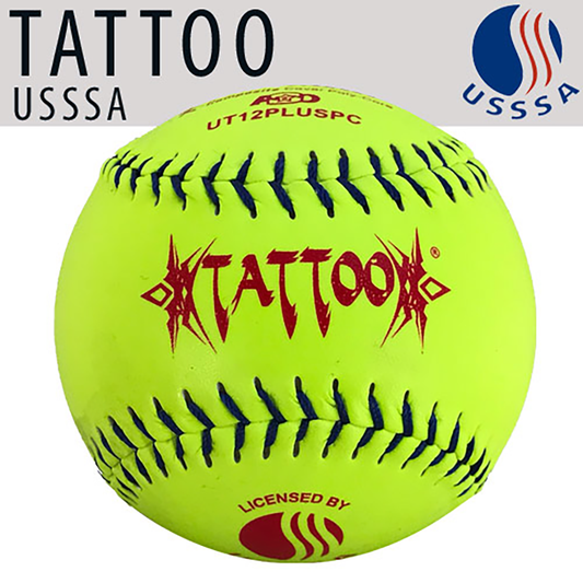 AD Starr Tattoo Classic Plus 12" USSSA Slowpitch Softballs - UT12PLUSPC