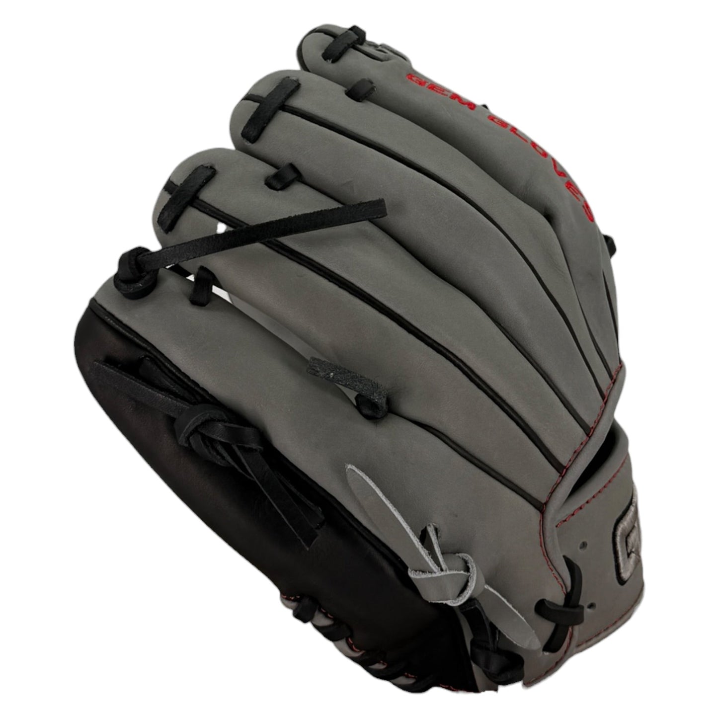 Gem Gloves Baseball Fielding Glove - GEM120 Carbon Fang – Product View | Smash It Sports | leather, kip, pro