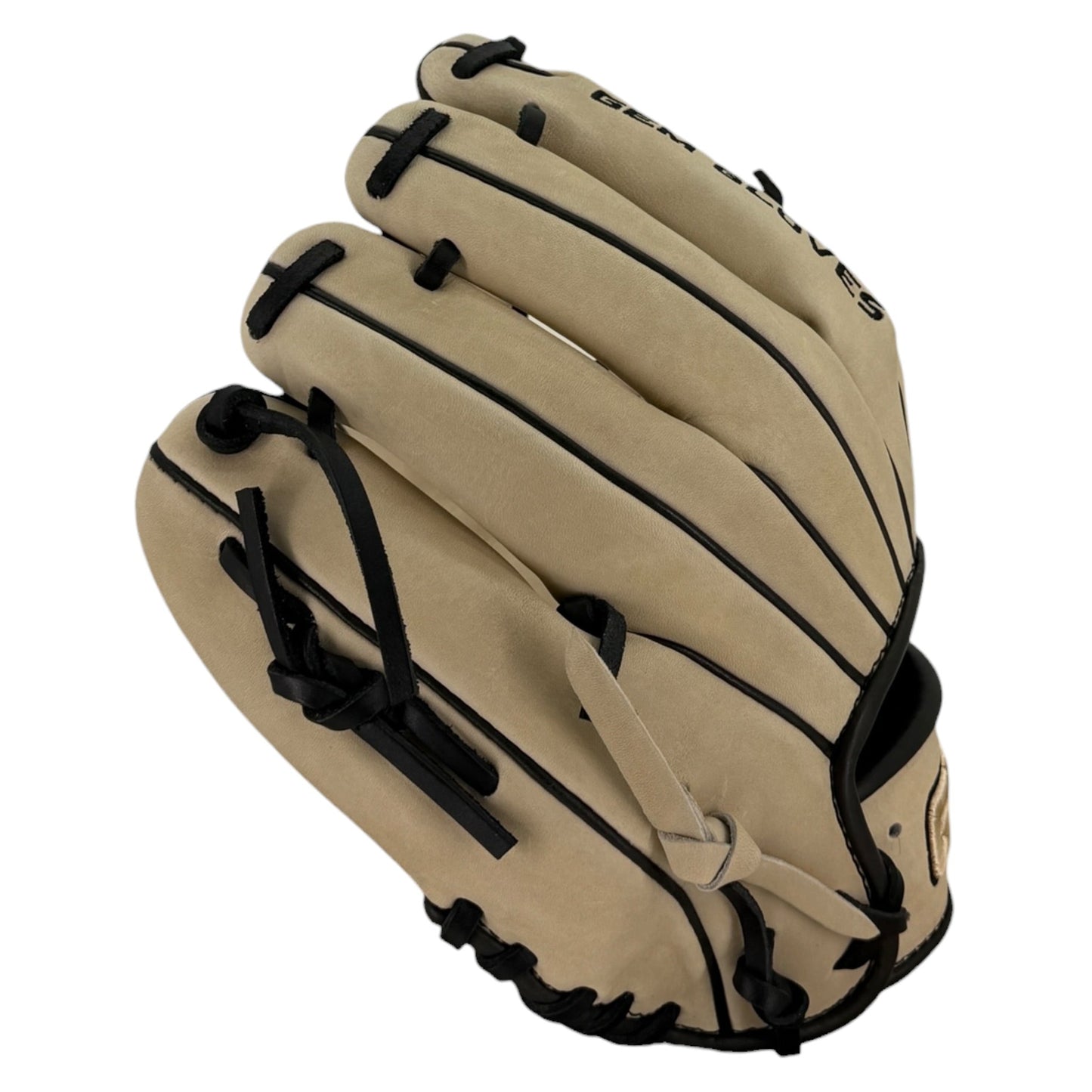 Gem Gloves Baseball Fielding Glove - GEM122 Sandstorm – Product View | Smash It Sports | leather, kip, pro