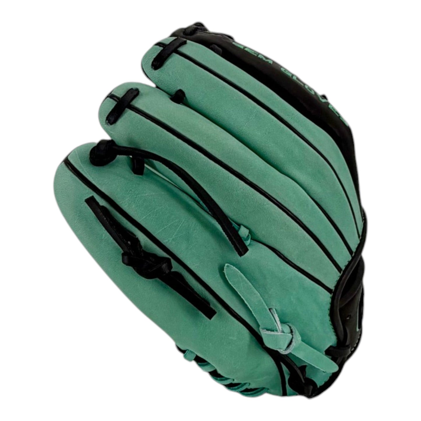 Gem Gloves Baseball Fielding Glove - GEM115 Phantom Mint – Product View | Smash It Sports | leather, kip, pro
