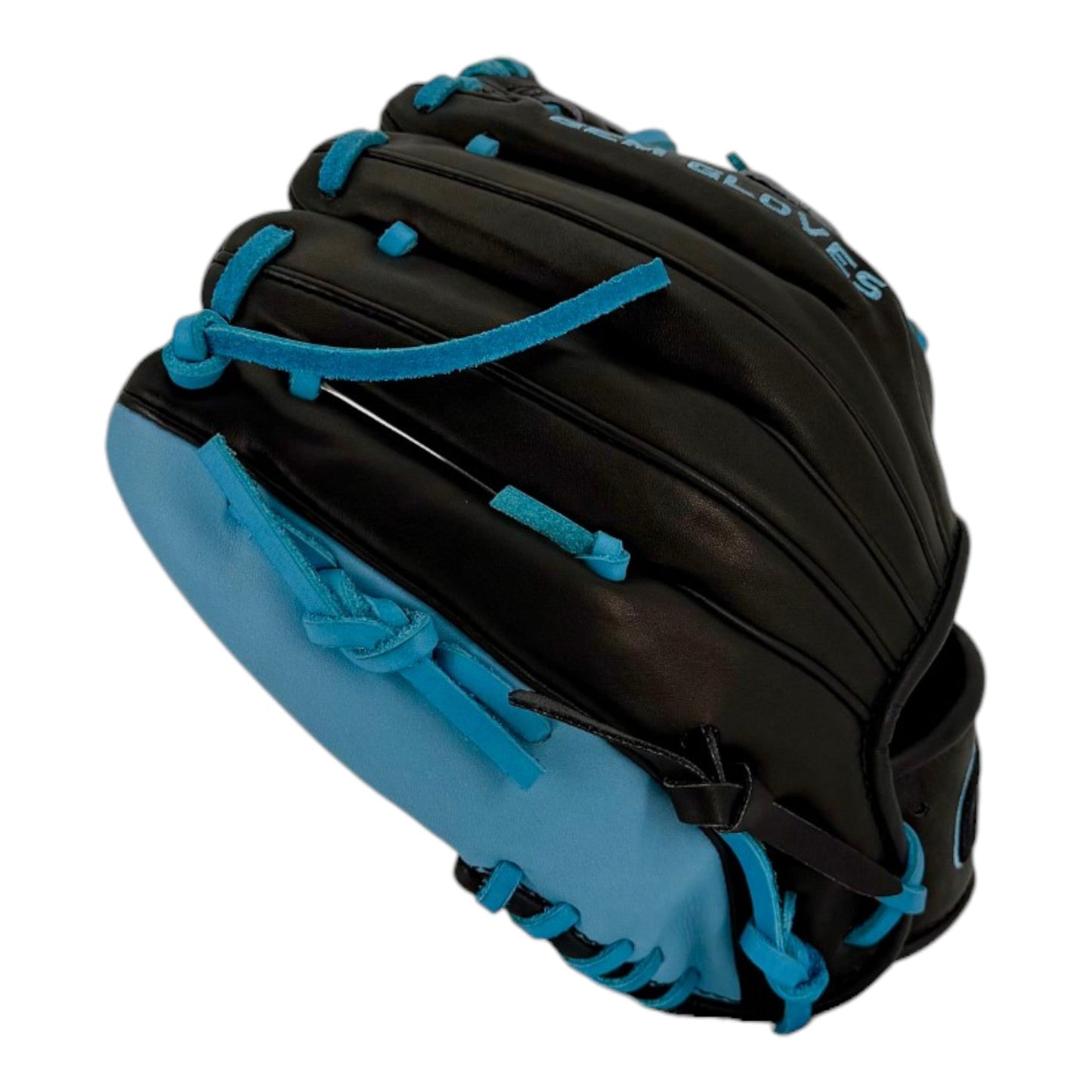 Gem Gloves Baseball Fielding Glove - GEM118 Midnight Sky – Product View | Smash It Sports | leather, kip, pro