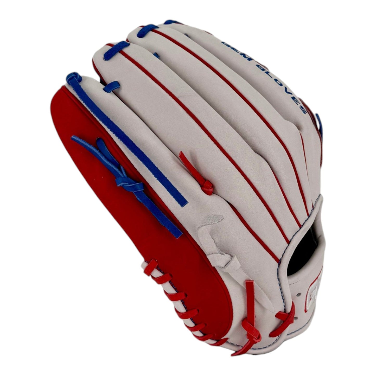Gem Gloves Softball Fielding Glove - GEM127 The Patriot – Product View | Smash It Sports | leather, kip, pro