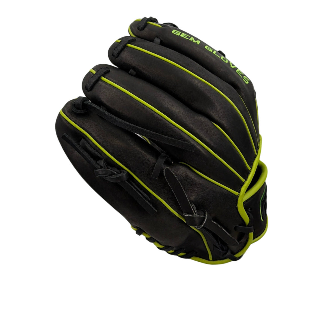 Gem Gloves Baseball Fielding Glove - GEM126 Toxic – Product View | Smash It Sports | leather, kip, pro