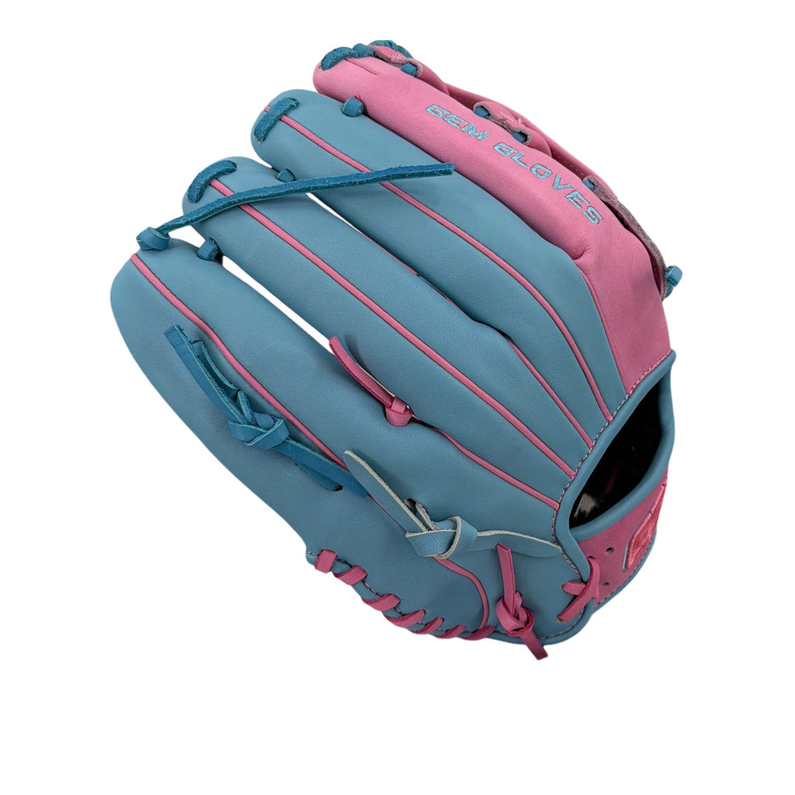 Gem Gloves Softball Fielding Glove - GEM114 Sweet Caroline – Product View | Smash It Sports | leather, kip, pro