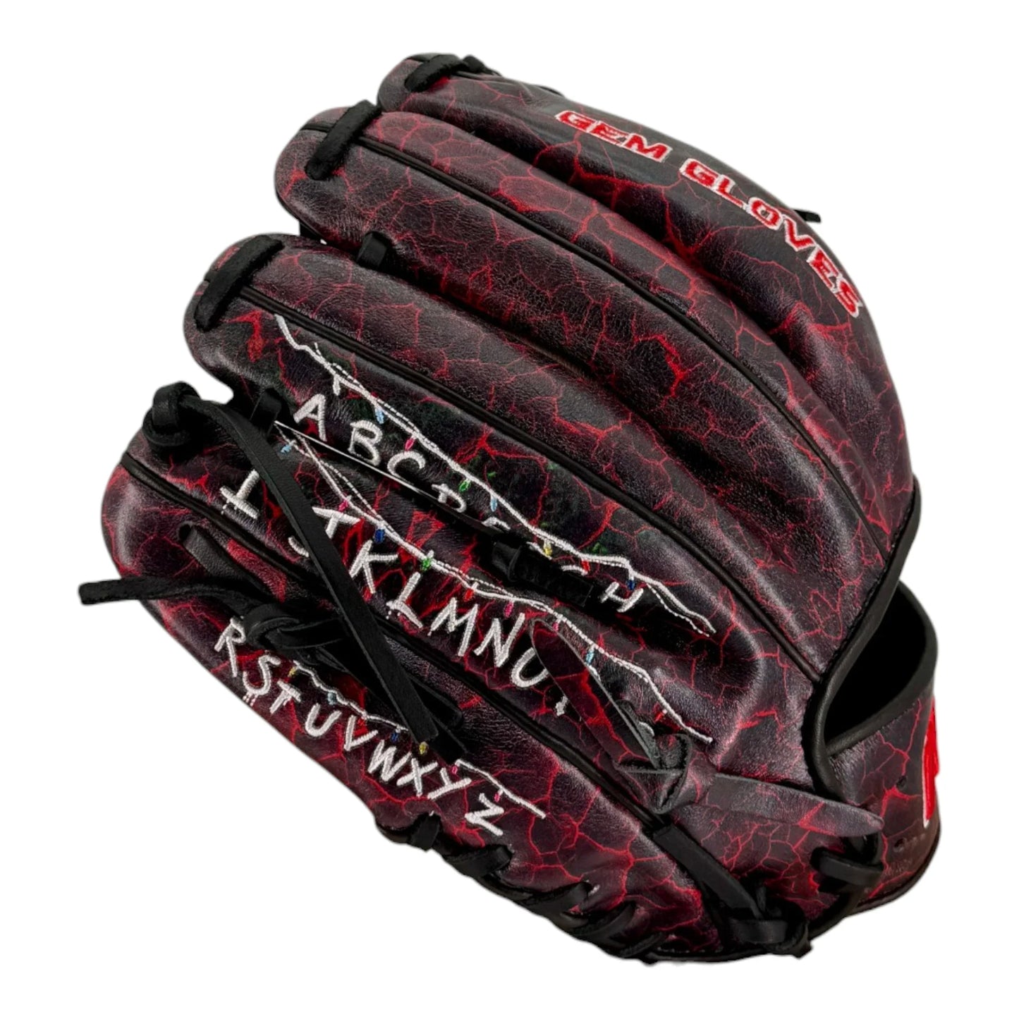 Gem Gloves Baseball Fielding Glove - GEM104 Shadow Realm – Product View | Smash It Sports | leather, kip, pro