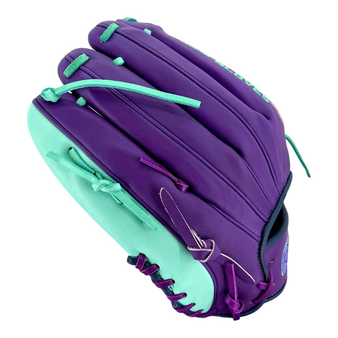 Gem Gloves Softball Fielding Glove - GEM117 Toxic Freeze – Product View | Smash It Sports | leather, kip, pro