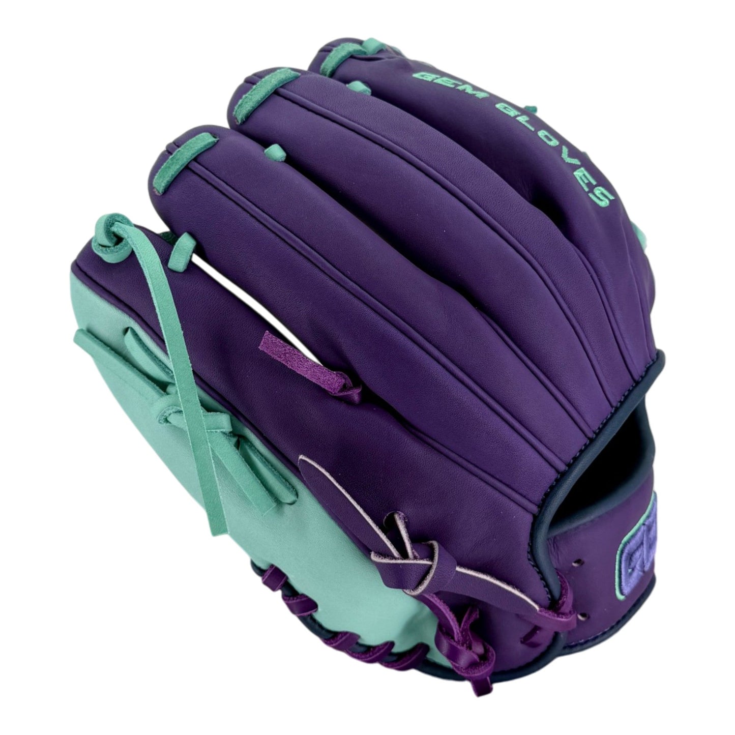Gem Gloves Baseball Fielding Glove - GEM117 Toxic Freeze – Product View | Smash It Sports | leather, kip, pro