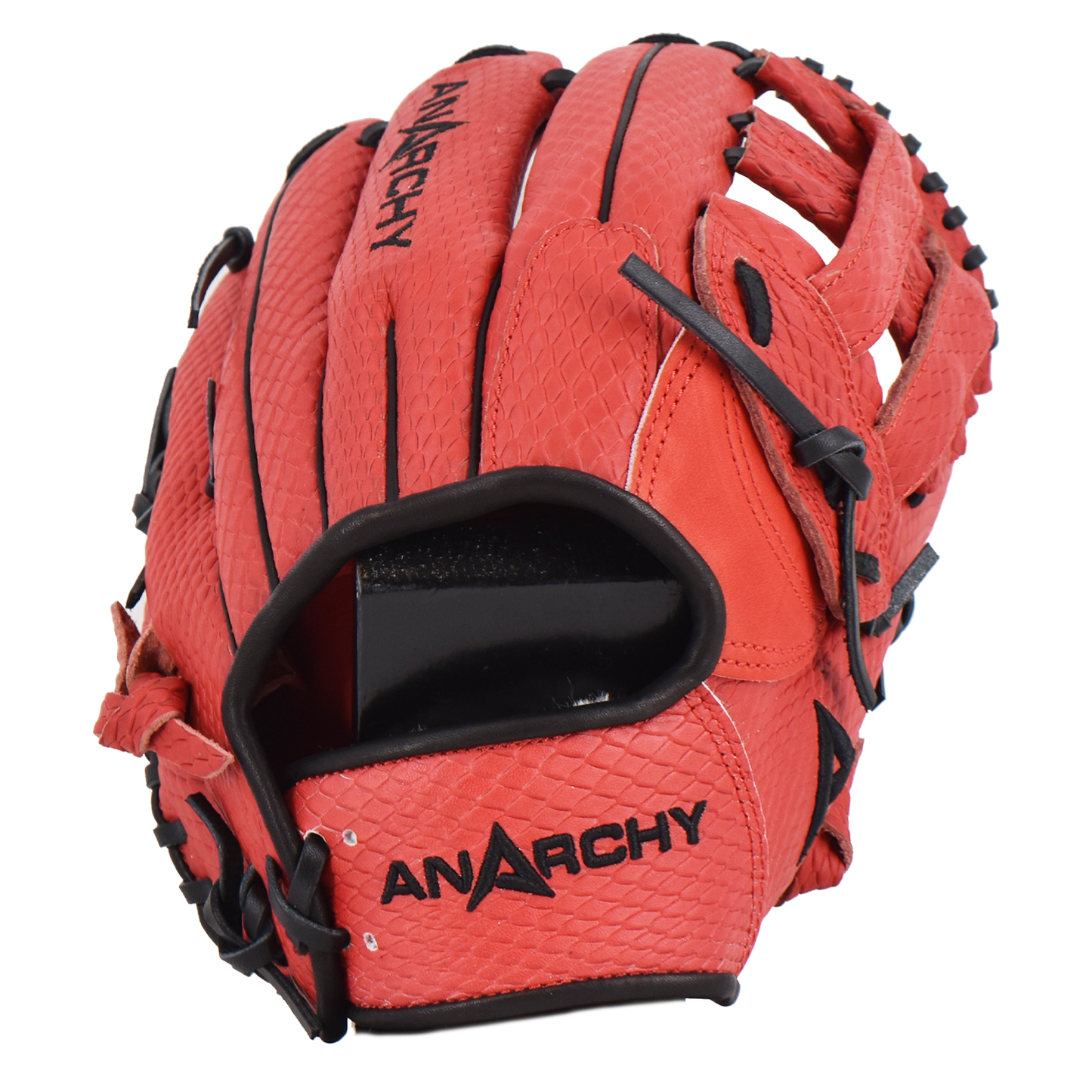 Viper Premium Leather Slowpitch Softball Fielding Glove  Anarchy Edition - VIP-H-RDPBLK-002