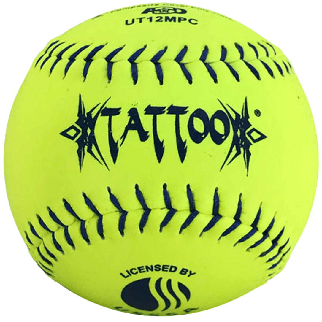 AD Starr Tattoo Classic M 40/325 USSSA 12" Composite Slowpitch Softballs - UT12MPC – Specs Overview | Smash It Sports