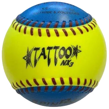 AD Starr Tattoo NX3 Spinner 52COR 12" (All Bats) Batting Practice Slowpitch Softballs - SXSPINPR-52 - Smash It Sports