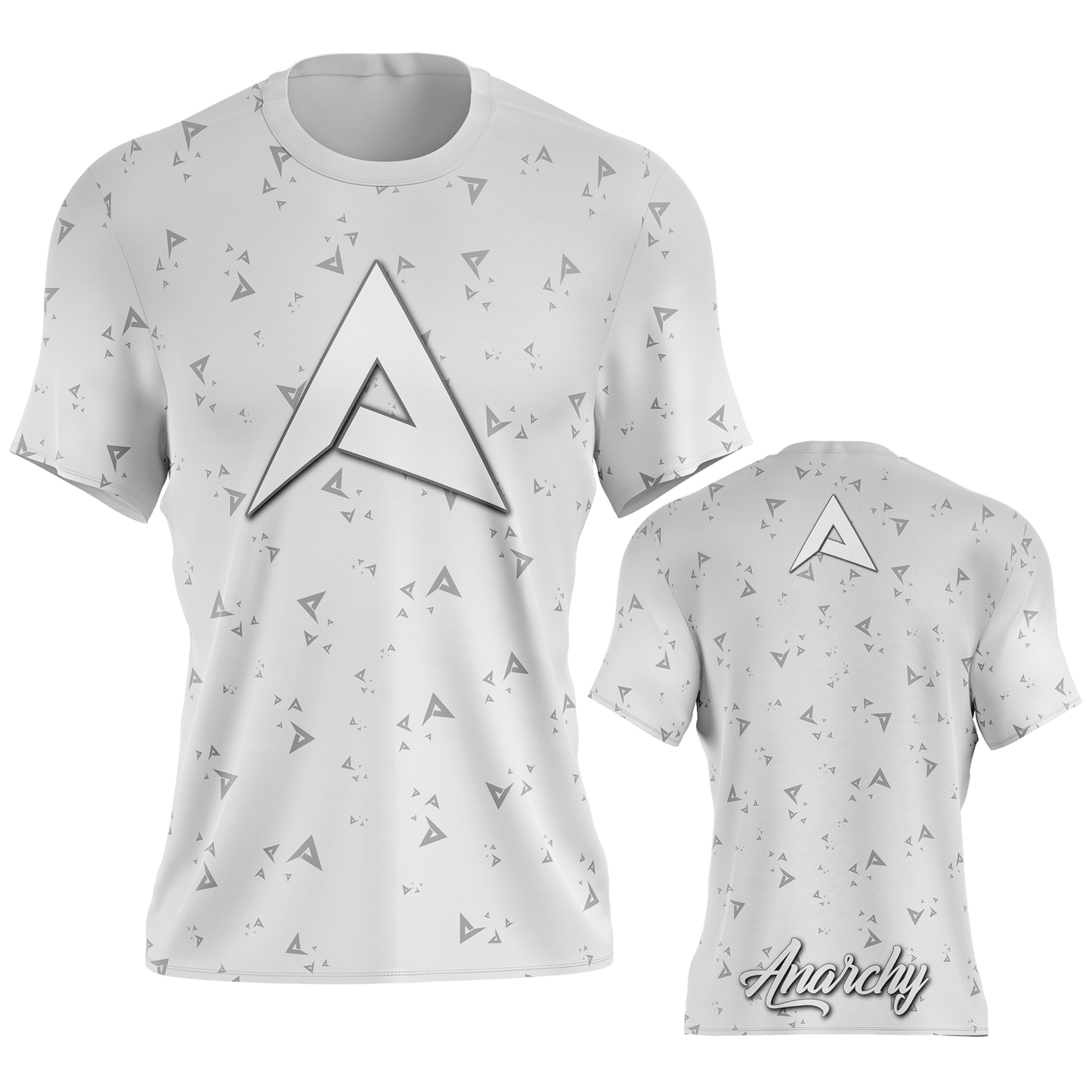 Anarchy Bat Company Short Sleeve Shirt - White Fade - Smash It Sports