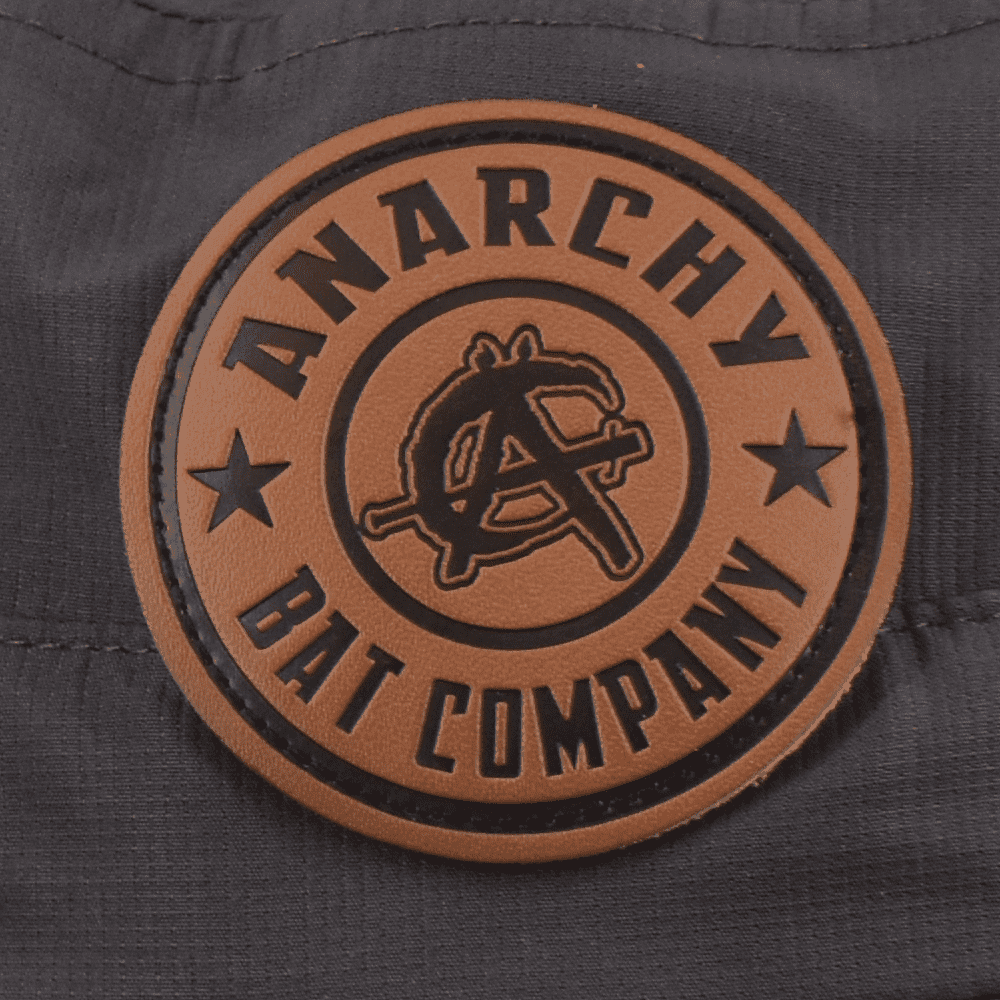 Anarchy Bucket Hat Charcoal with Circle Leather Patch – Specs Overview | Smash It Sports