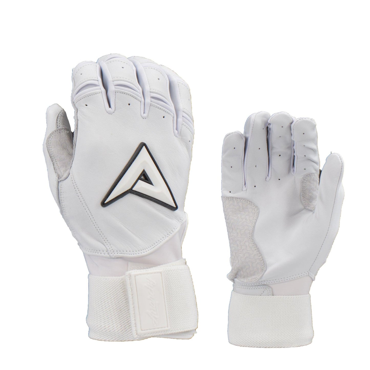 Anarchy Grindstone Long Cuff Batting Glove - Whiteout - Black - Smash It Sports