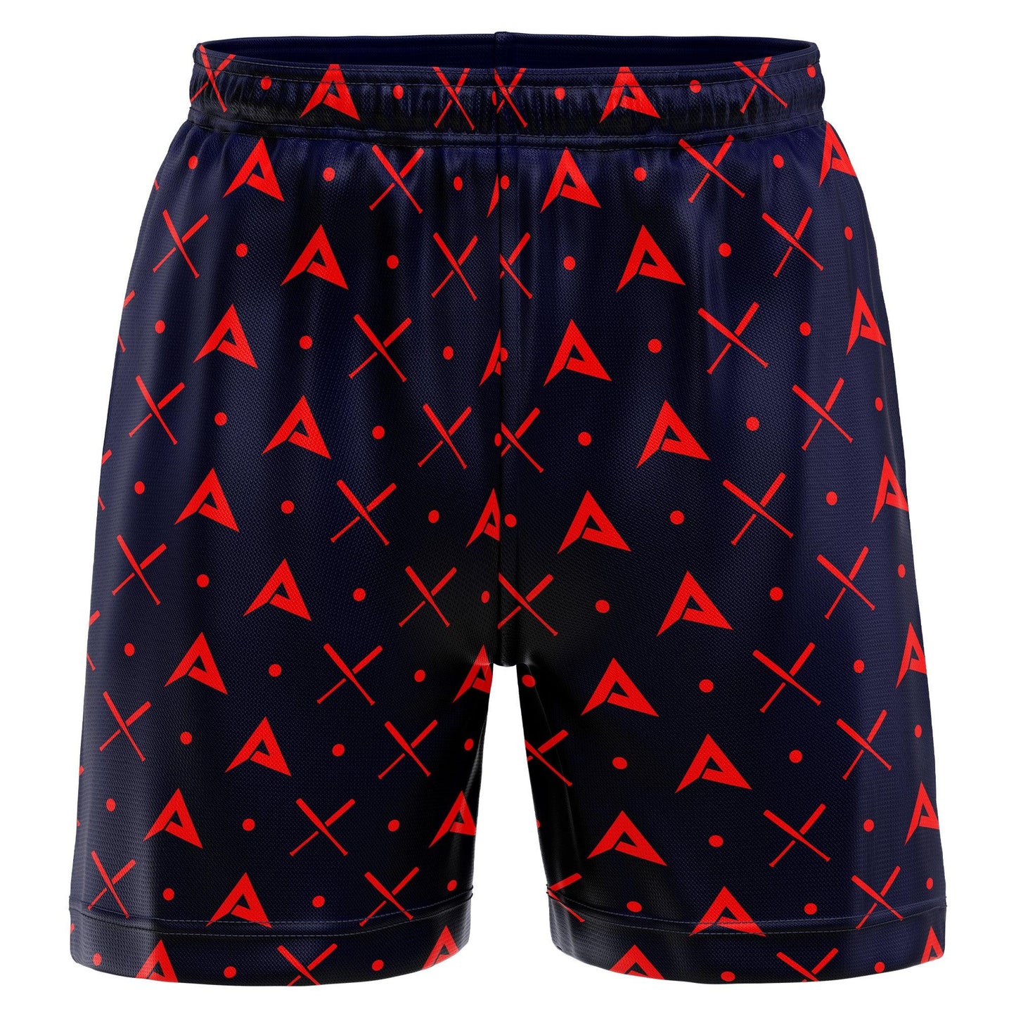 Anarchy Mesh Shorts - Navy/Red - Smash It Sports