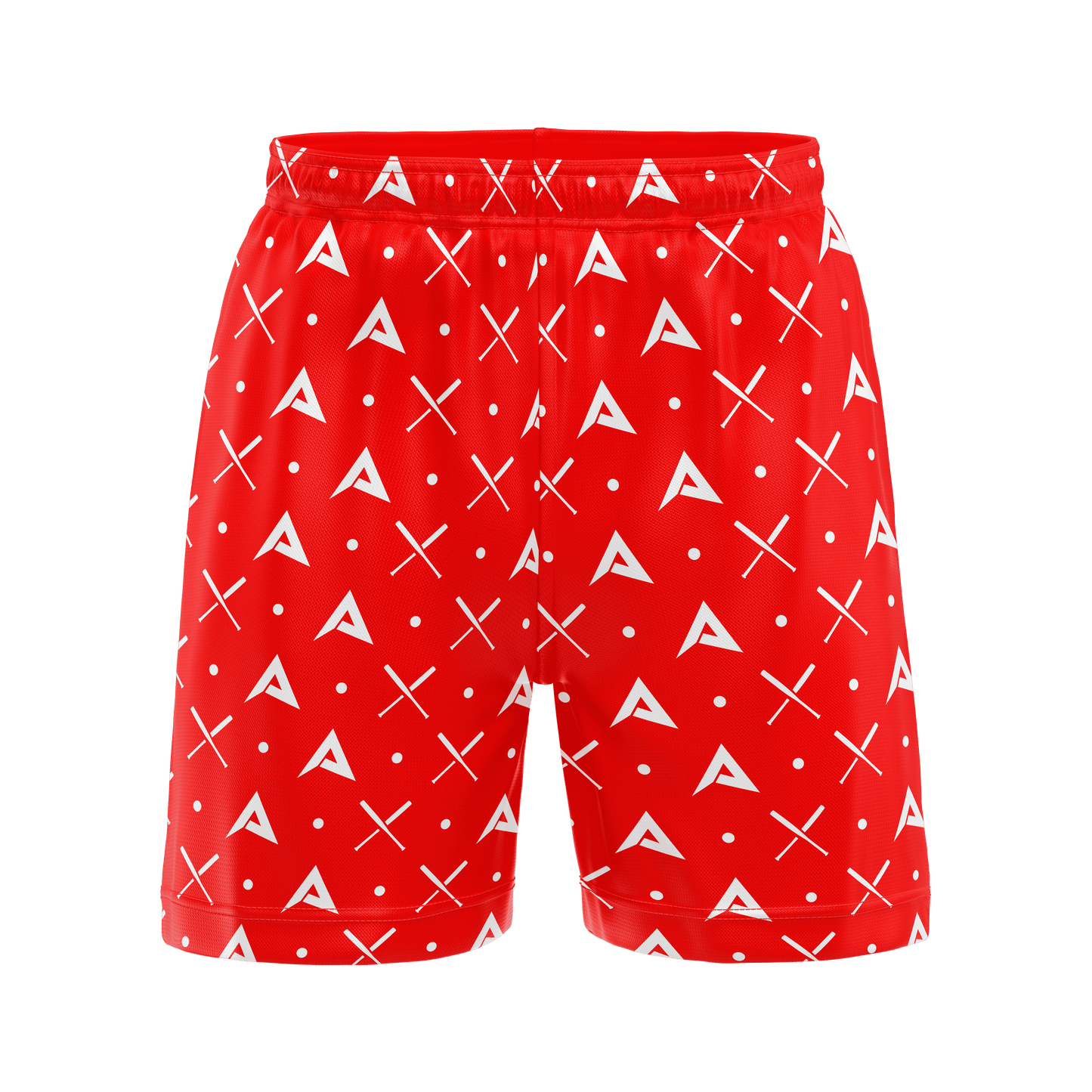 Anarchy Mesh Shorts - Red/White - Smash It Sports