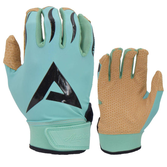 Anarchy Pro Grip Batting Gloves - Mint/Tan/Black - Smash It Sports