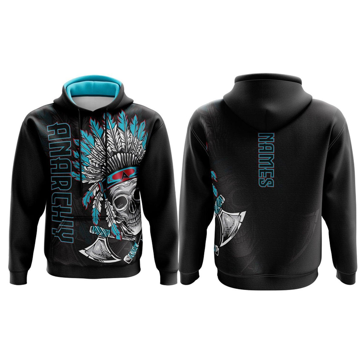 Anarchy Warrior Hoodie (Customized Buy-In) – Primary View | Smash It Sports | This, Moisture-wicking, Lightweight