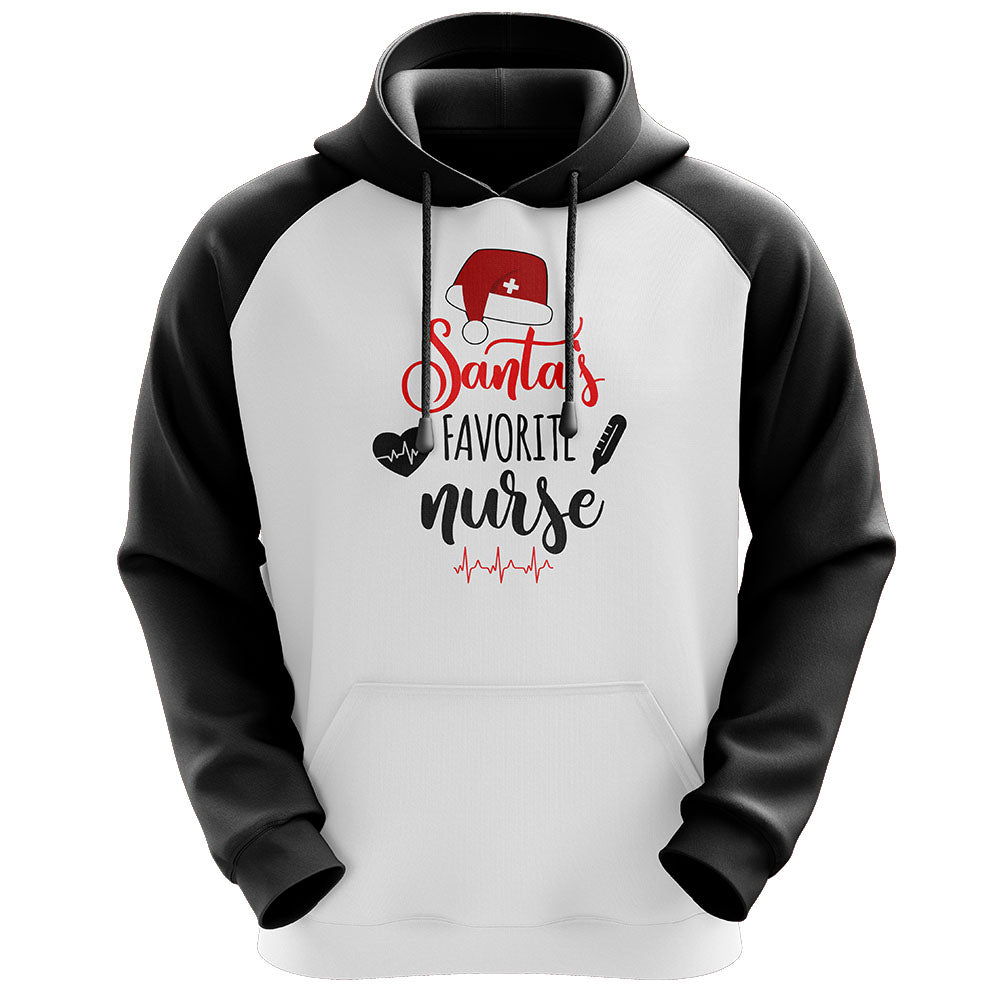 Santa's Favorite Nurse - Defender Fleece Hoodie