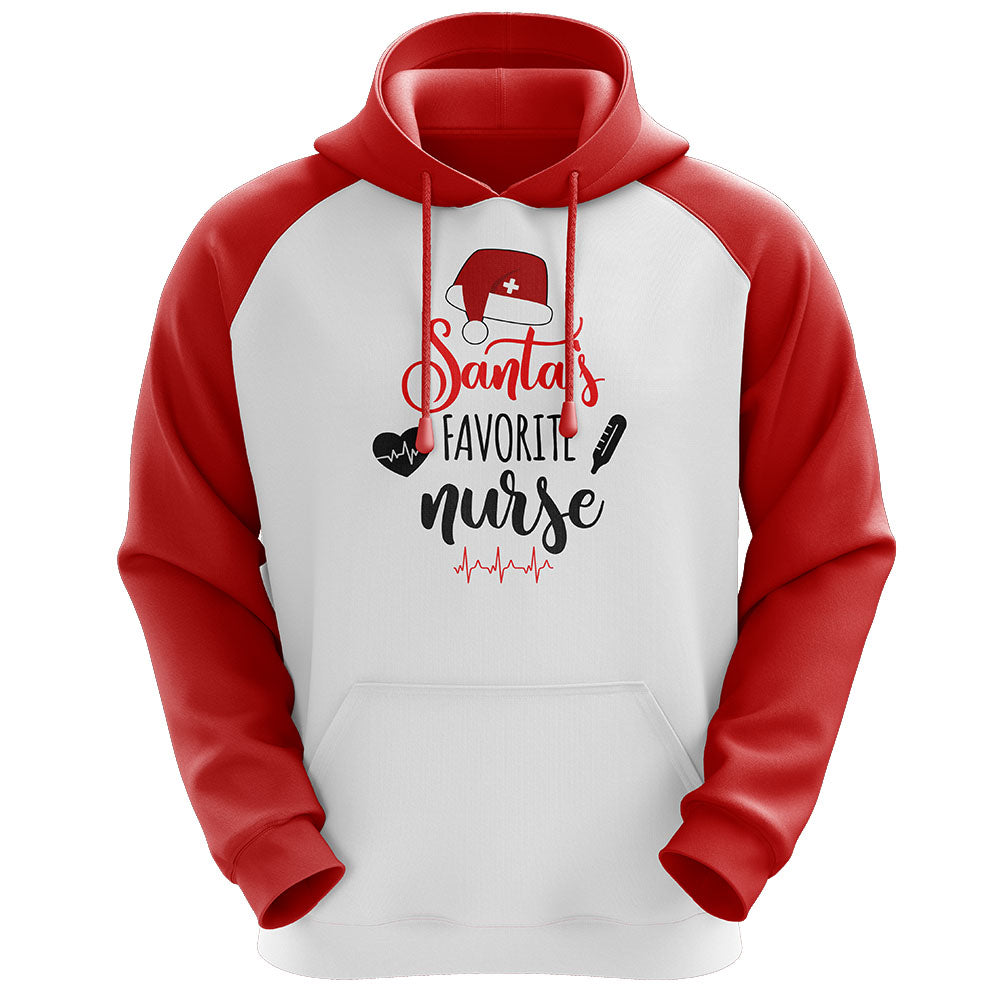 Santa's Favorite Nurse - Defender Fleece Hoodie