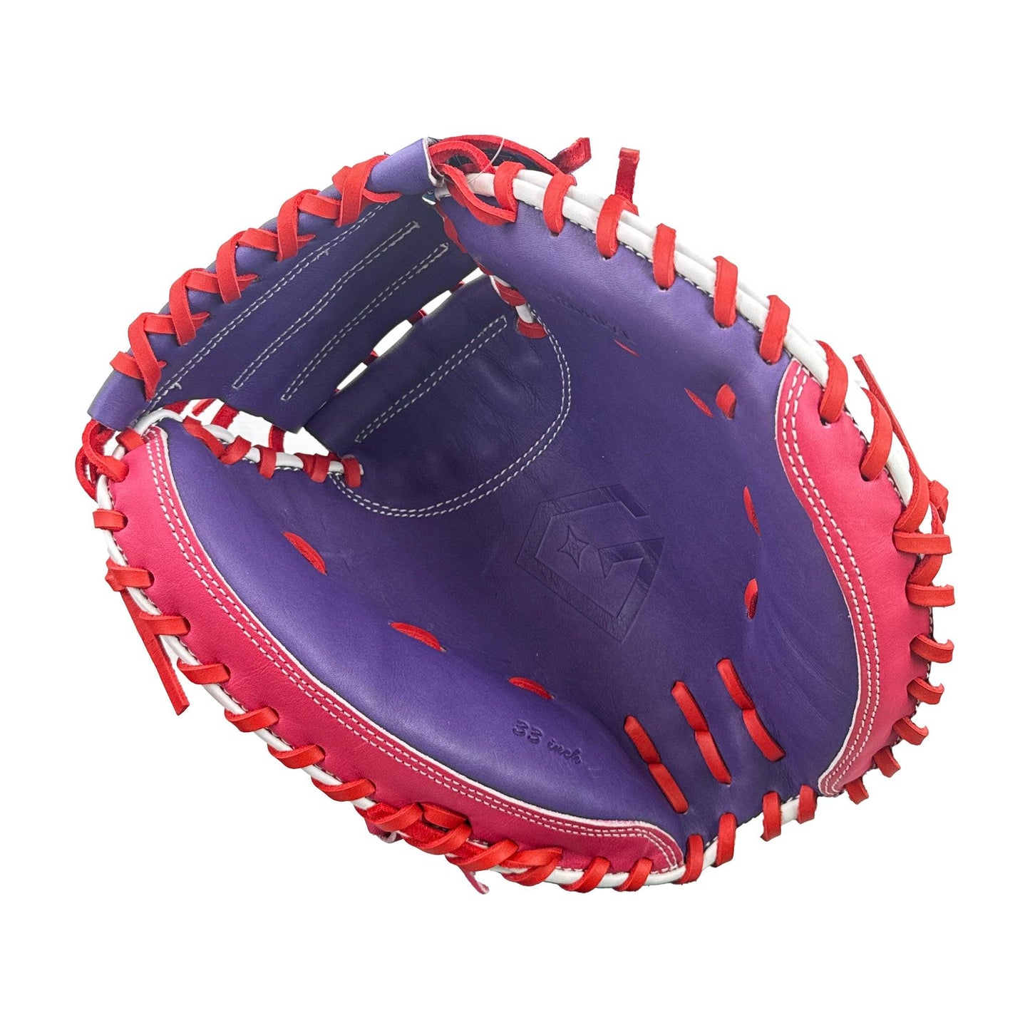 Gem Gloves 33" Baseball Catchers Mitt/Glove - GEM071 Frosted Animals – Product View | Smash It Sports | leather, kip, pro