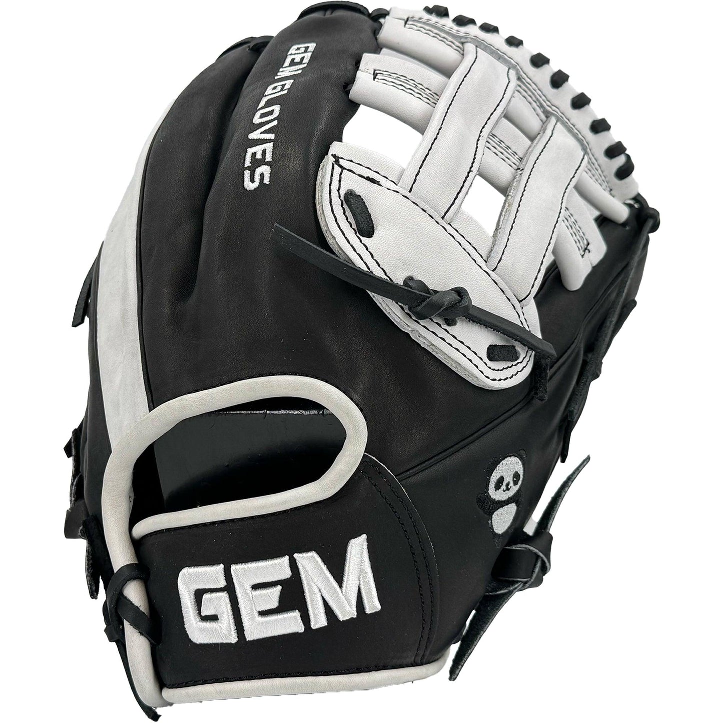Gem Gloves Baseball Fielding Glove - GEM044 Panda – Product View | Smash It Sports | leather, kip, pro