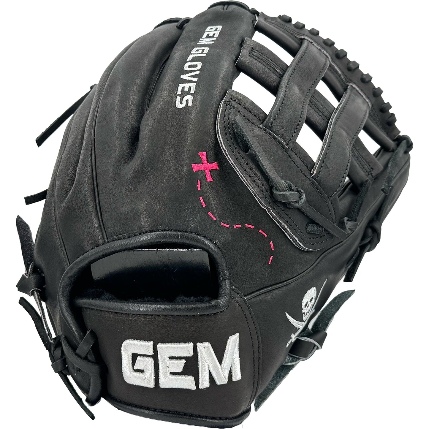 Gem Gloves Baseball Fielding Glove - GEM045 Pirates Treasure – Product View | Smash It Sports | leather, kip, pro