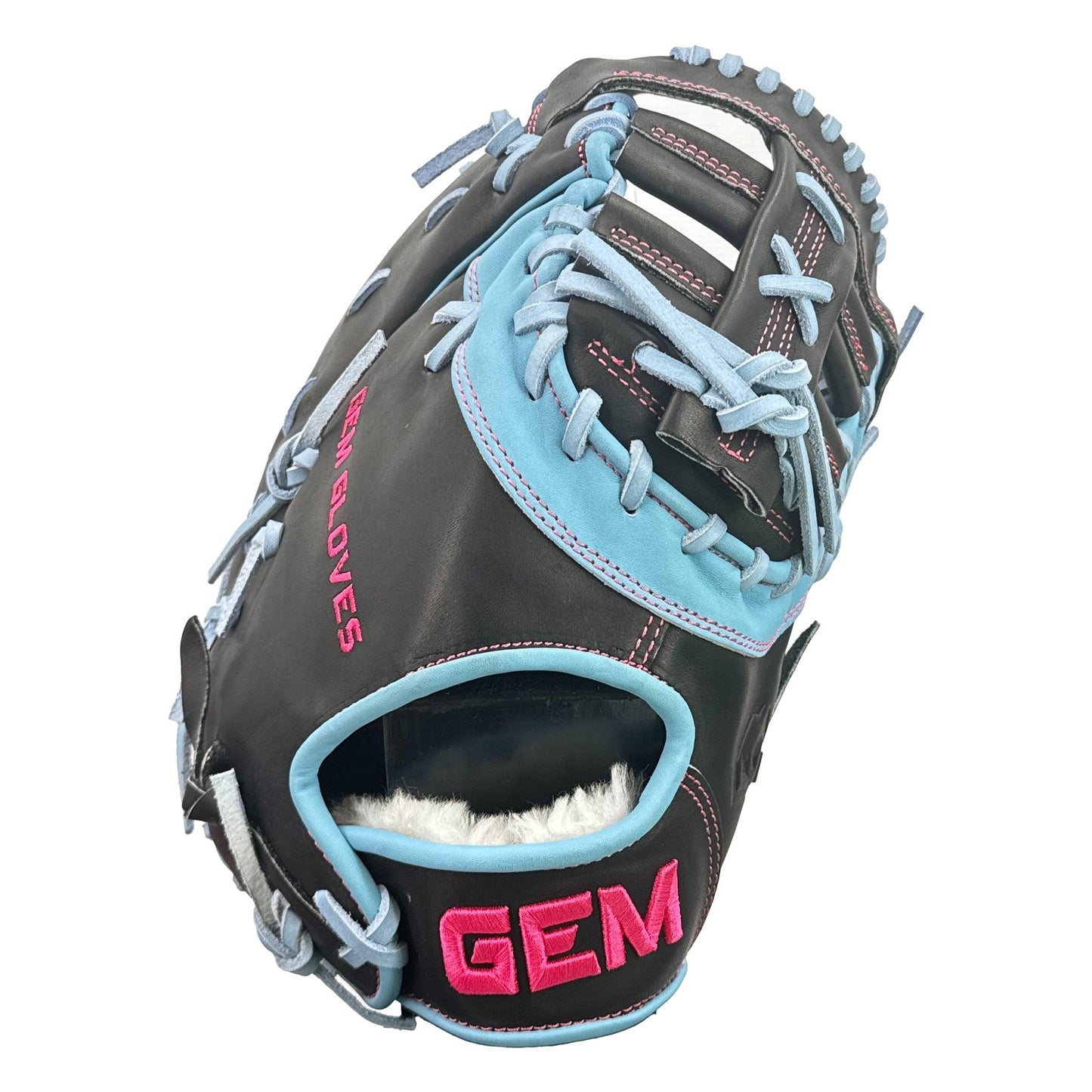 Gem Gloves Baseball First Base Mitt/Glove - GEM054 – Product View | Smash It Sports | leather, kip, pro