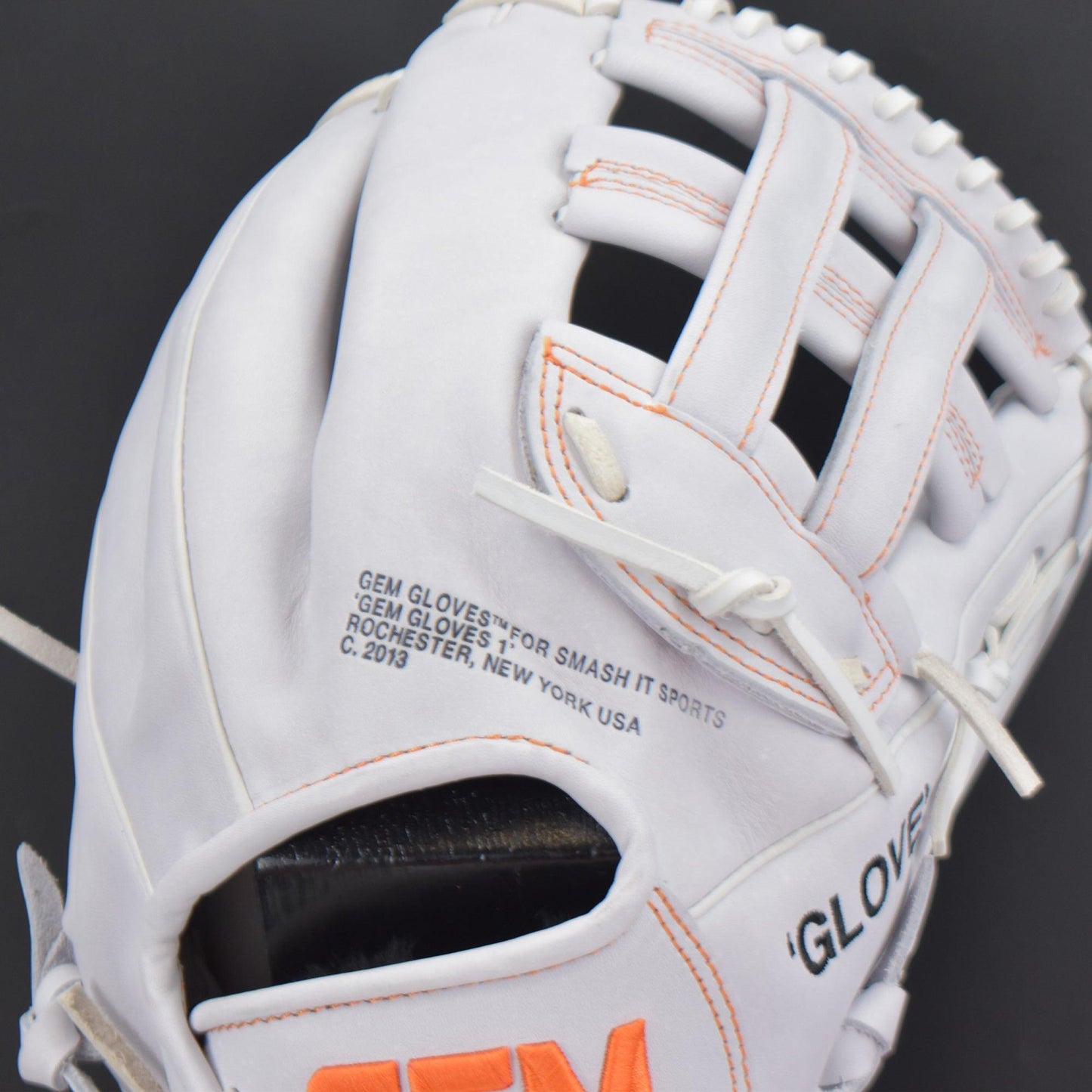Gem Gloves Softball Fielding Glove - GEM039 "Glove" – Product View | Smash It Sports | leather, kip, pro