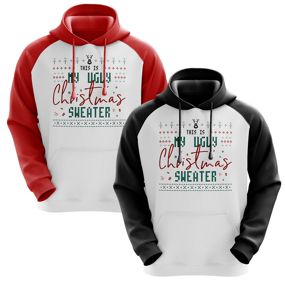 Ugly Christmas Sweater - Defender Fleece Hoodie (Mens)