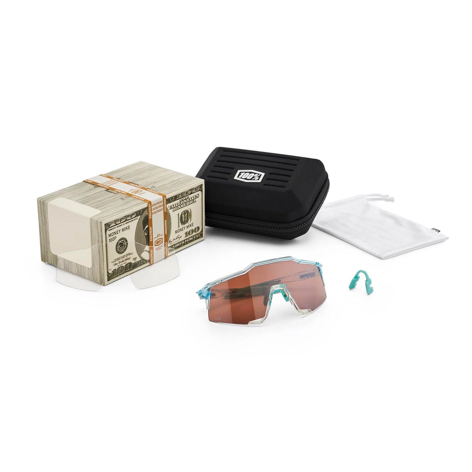 100 Percent Sunglasses - SPEEDCRAFT LE - Money Mike - HiPER Silver