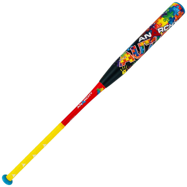 Batte De Softball ASPAU Anarchy 2026 - Conscience Autisme - Équilibrée Pour Senior Slowpitch SSUSA - Neuve