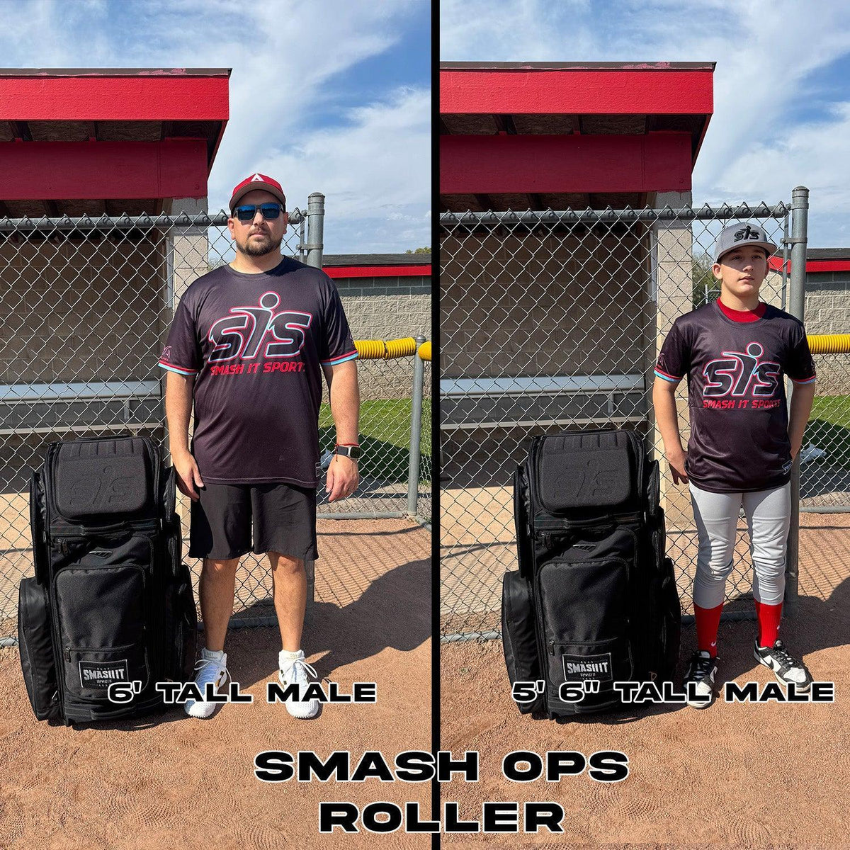 Smash Ops Guerrilla V4 Roller Bag - Carolina Cancer Awareness