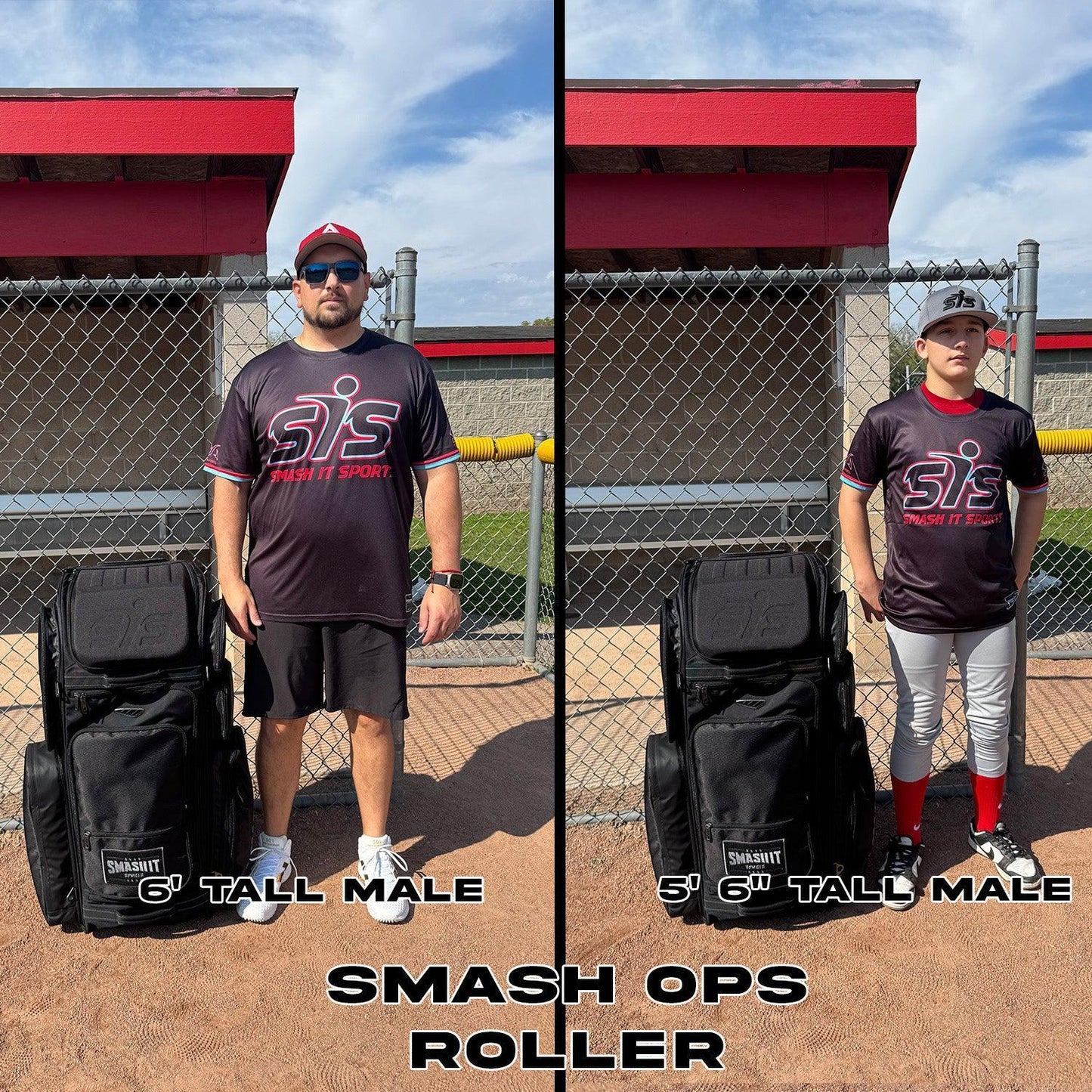Smash Ops Guerrilla V4 Roller Bag - Mint/Pink