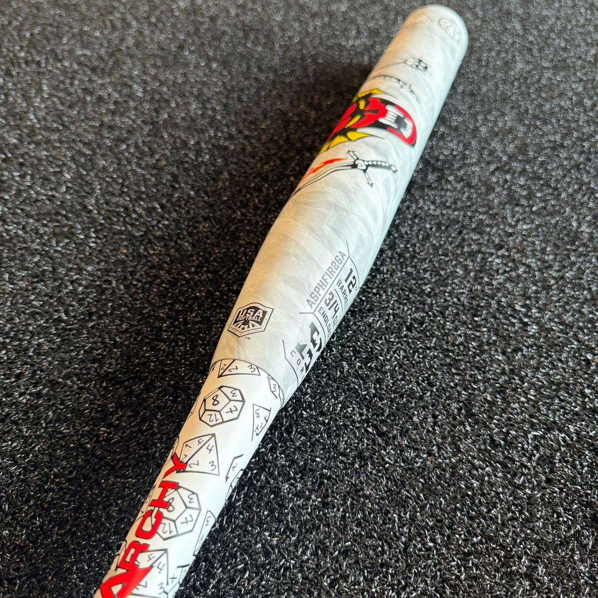 2026 Anarchy Hellfire Club 2-Piece End Loaded USA/ASA Slowpitch Softball Bat ASPHFIR26A
