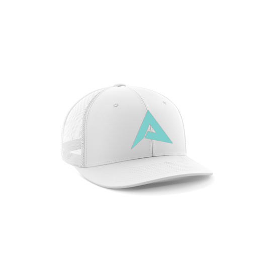 Anarchy 404M Performance Hat - New Logo - White/Mint