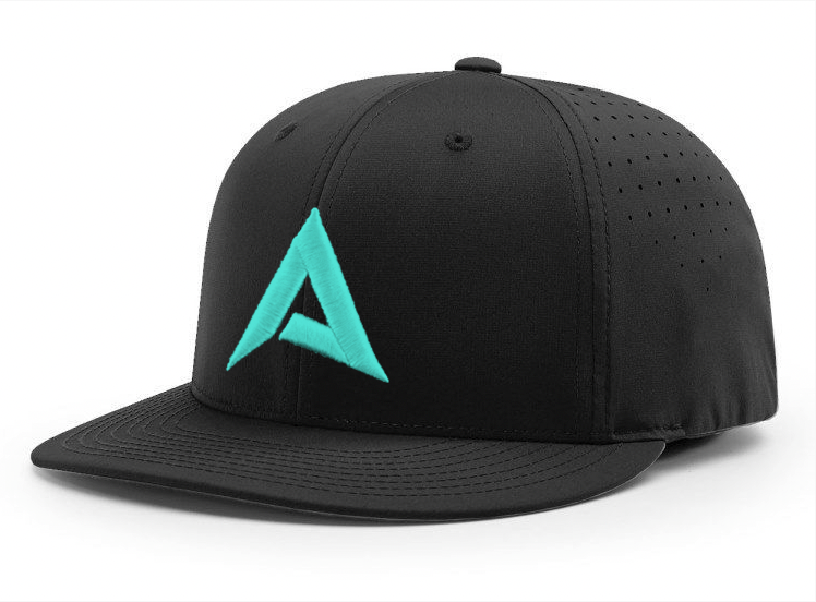 Anarchy CA i8503 Performance Hat - New Logo - Black/Mint