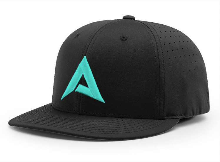 Anarchy PTS30 Performance Hat - New Logo - Black/Mint