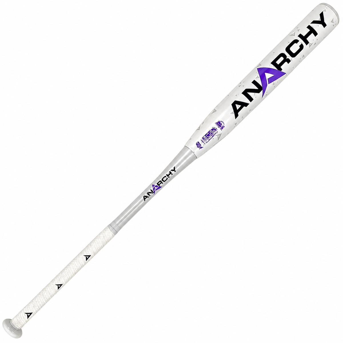 2026 Anarchy Prototype White 2-Piece End Loaded USSSA Slowpitch Softball Bat ASPWPRO26U