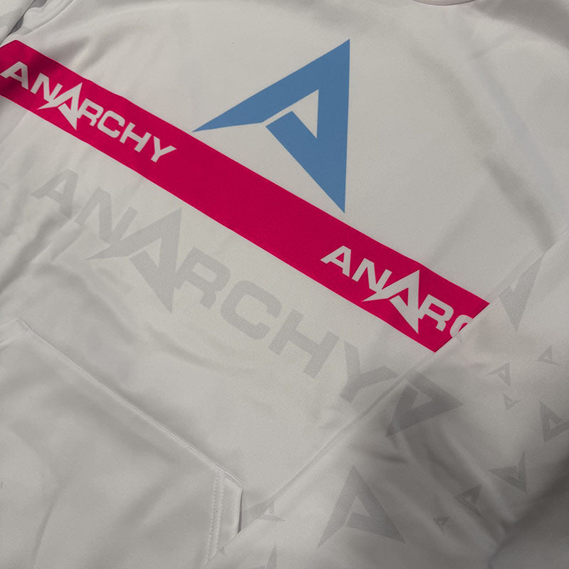Anarchy Fleece Hoodie - White/Vice